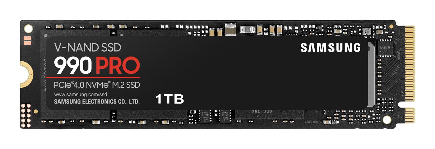 Samsung MZ-V9P1T0BW 990 PRO 1TB M.2 PCIe 4.0 NVMe SSD V-NAND