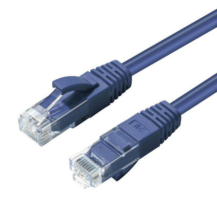Microconnect Cat5e U/UTP Network Cable 0.5m Blue – RJ-45 PVC Ethernet Lead