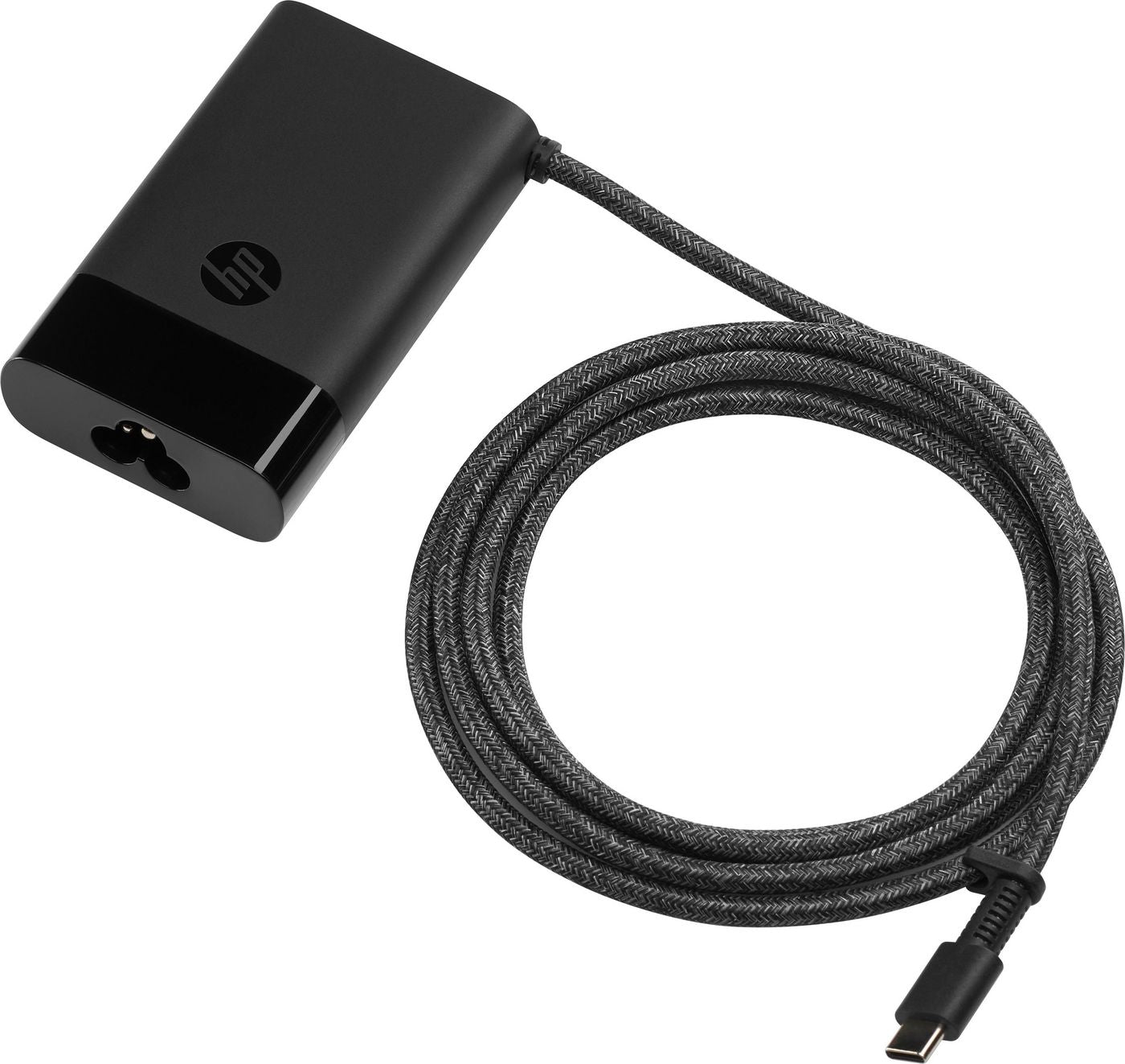 HP 6FW86AV 65W USB-C Slim Power Adapter – Indoor Black AC-to-DC Charger