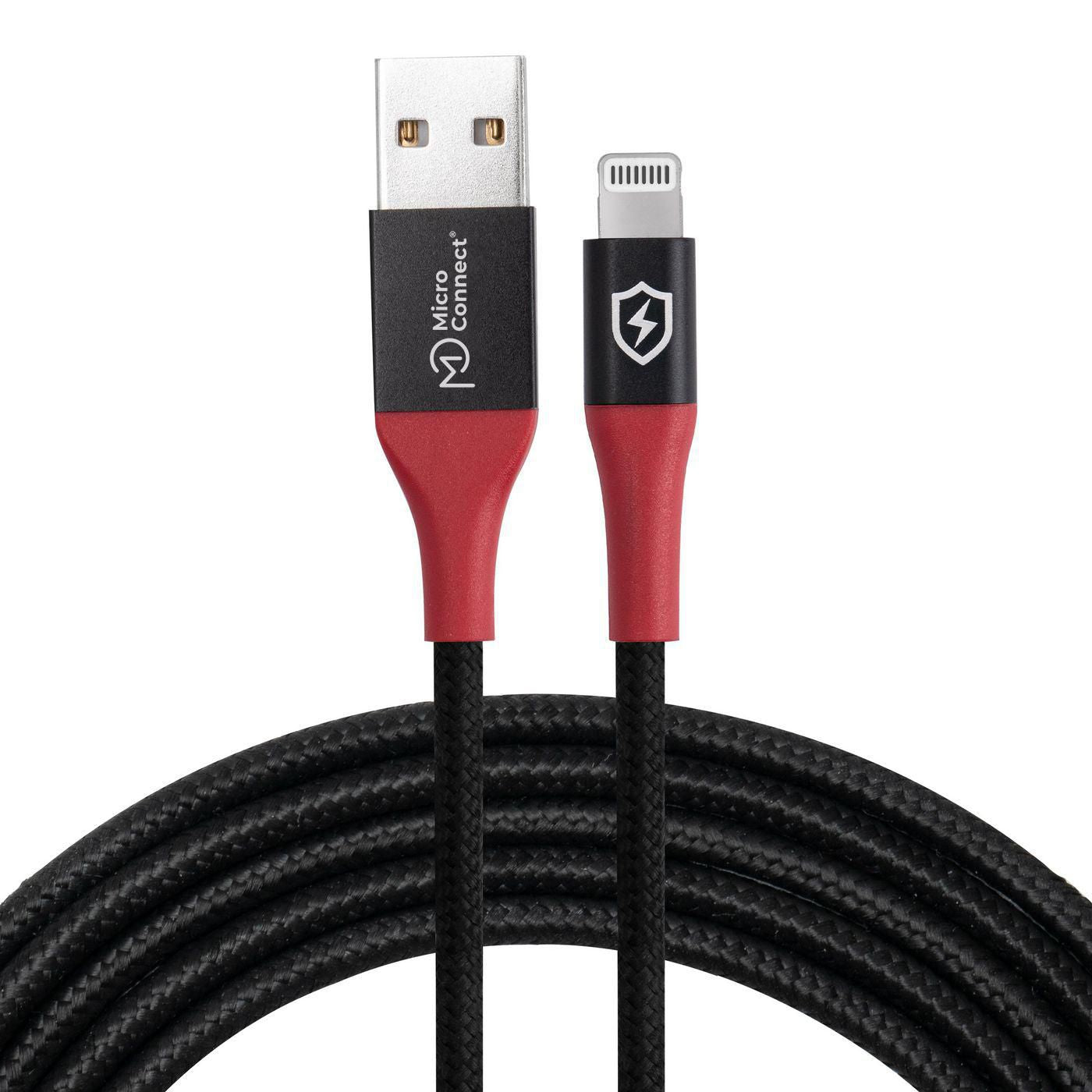 MicroConnect MC-ALIGHTNING-SC Lightning to USB A Cable 1.5m Black 5V 2.4A
