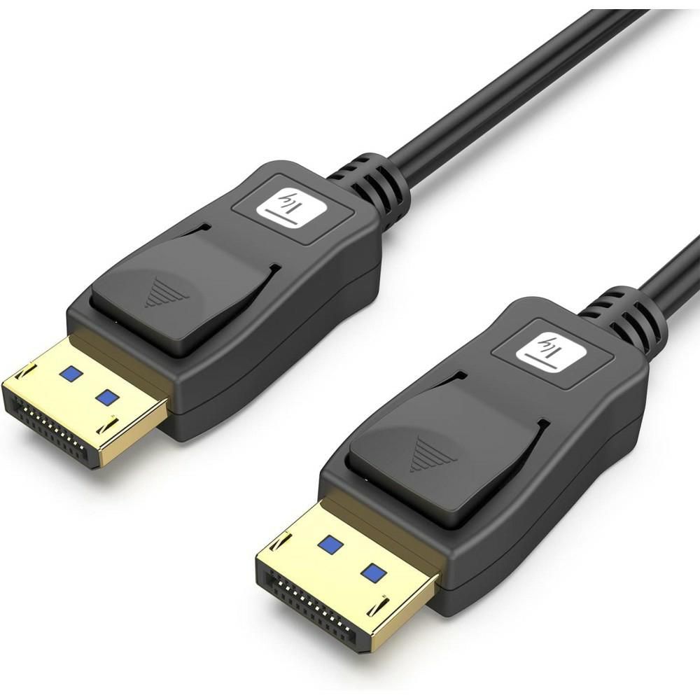 Techly ICOC-DSP-A21-010 DisplayPort 2.1 Audio/Video Cable 1m 4K Black
