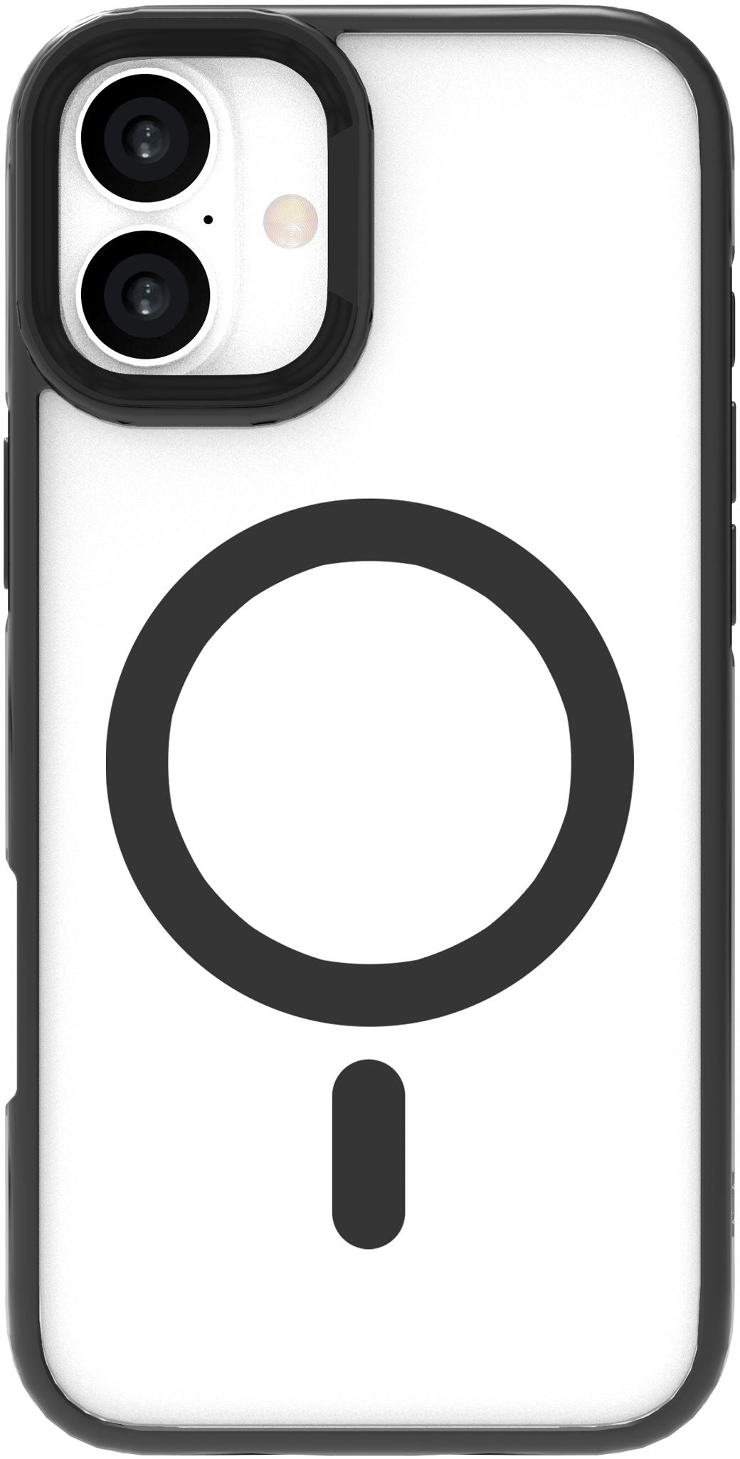 eSTUFF ES67141100 Smart Phone Case – Eco-Friendly 6.1" Cover, Transparent/Black
