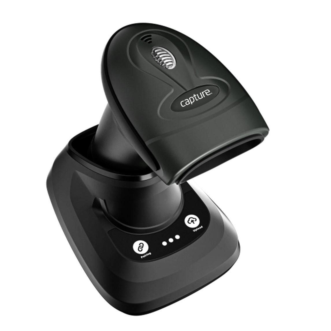 Capture CA-SC-10210B General Scanner – Wireless 1D/2D Barcode Reader with Smart Cradle Kit