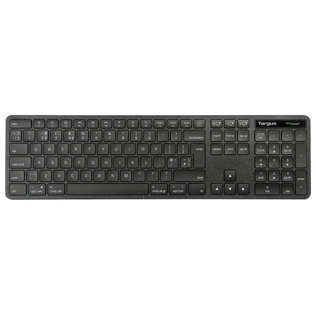 Targus AKB873NO Full-Size Wireless EcoSmart Keyboard – QWERTY Nordic Black