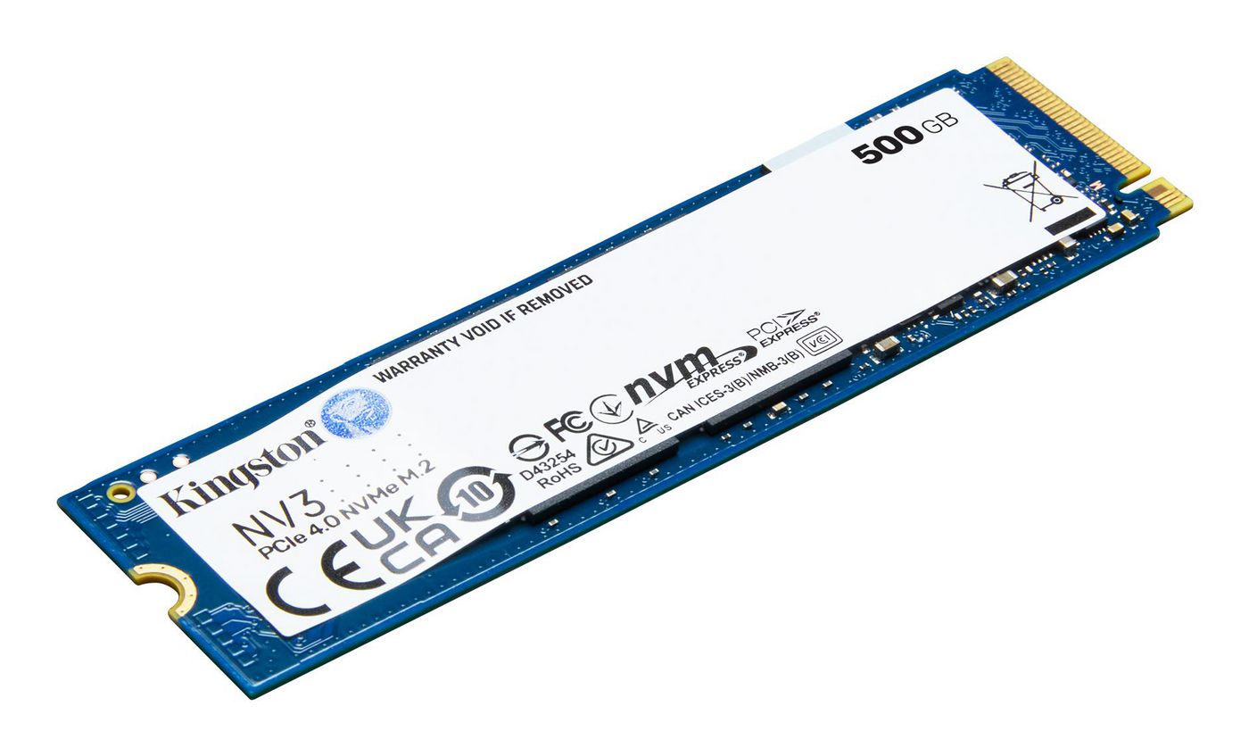 Kingston SNV3S/500G NV3 M.2 2280 NVMe SSD 500GB PCIe 4.0 3D NAND