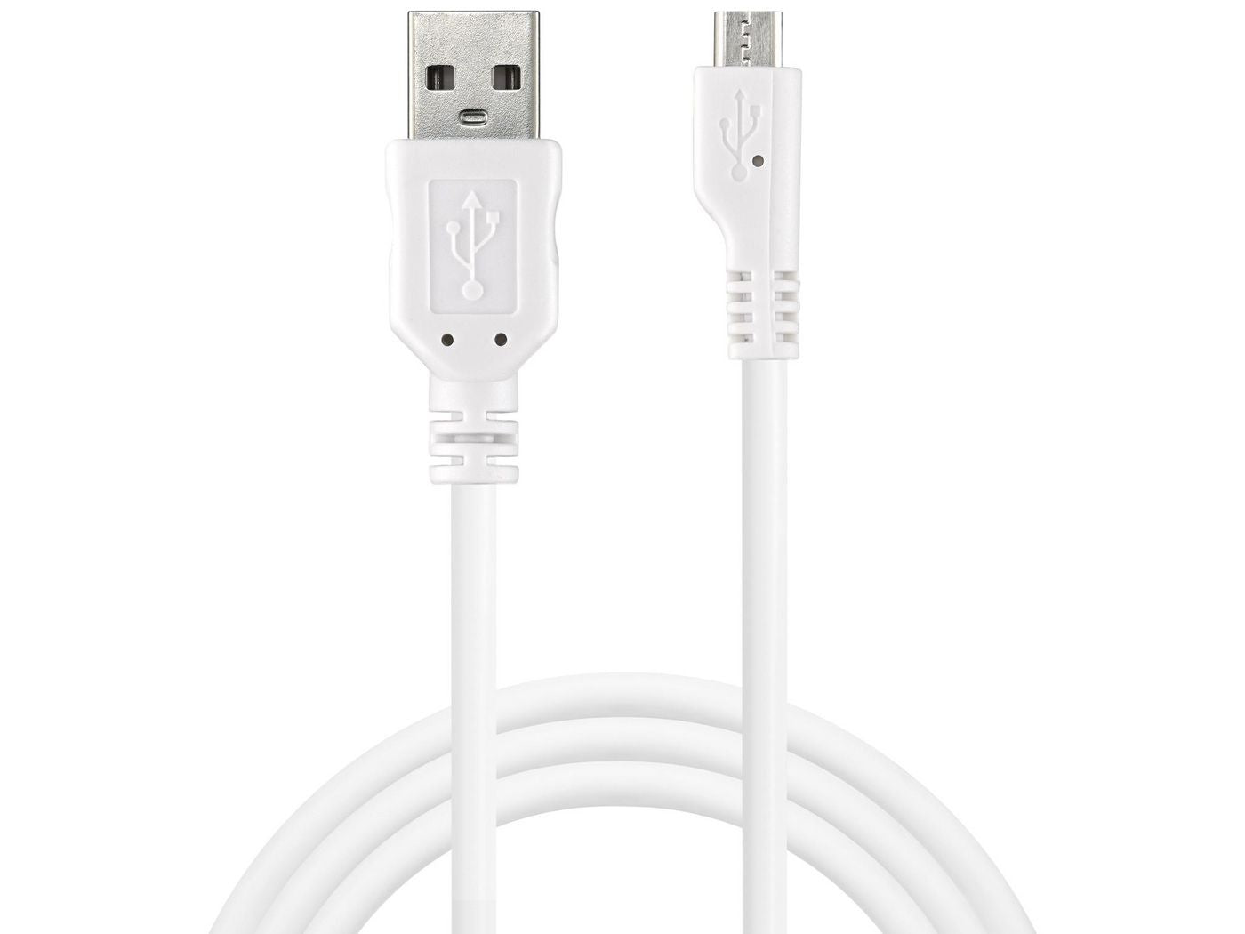 Sandberg 440-33 MicroUSB Sync/Charge Cable 1m – USB 2.0 White Male/Male