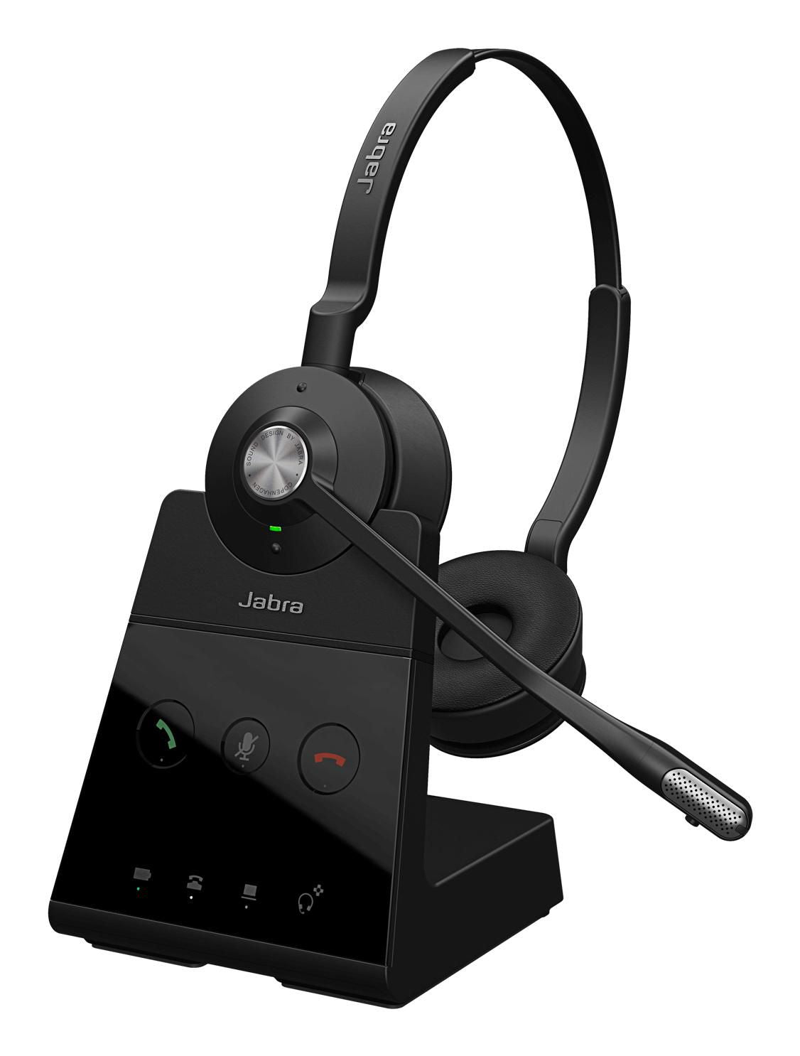 Jabra 9659-553-111 Engage 65 SE Stereo Wireless Headset – Binaural, 13h Battery