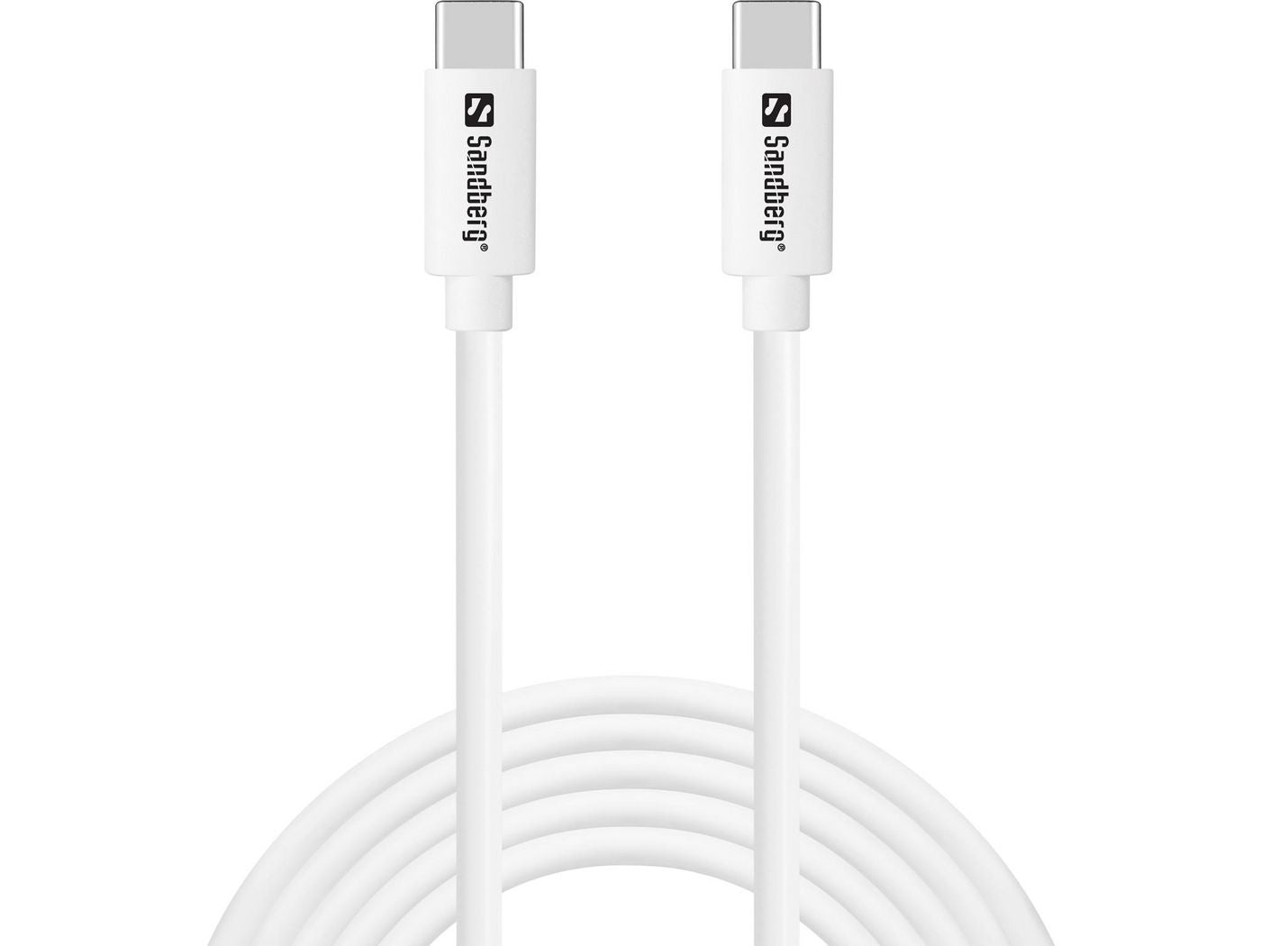 Sandberg 336-53 USB-C to USB-C 65W Fast Charging Cable – 2m White