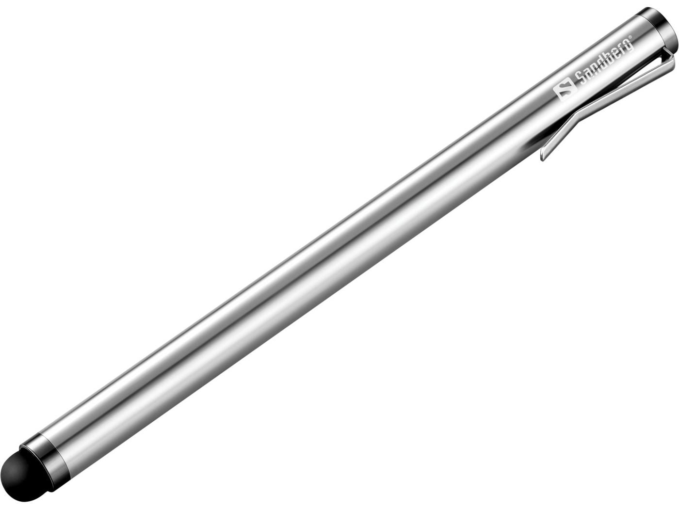Sandberg 461-01 Stylus Pen – Smartphone Accessory, Silver, Aluminium Finish