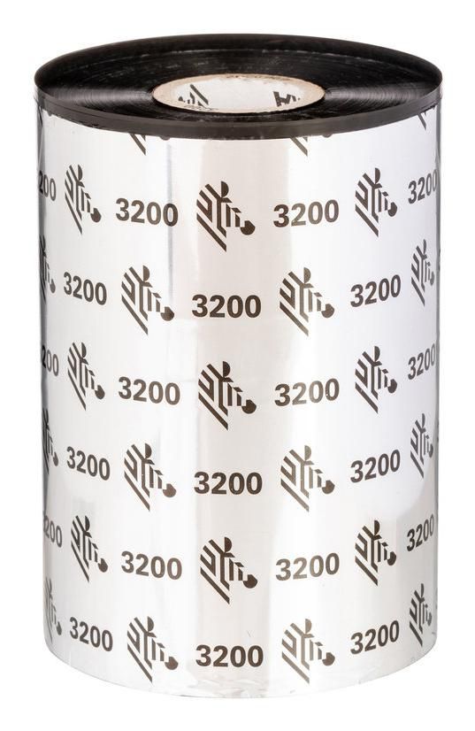 Zebra 03200GS08407 Thermal Ribbon – 84mm x 74m Wax/Resin, Black, 12 Pack