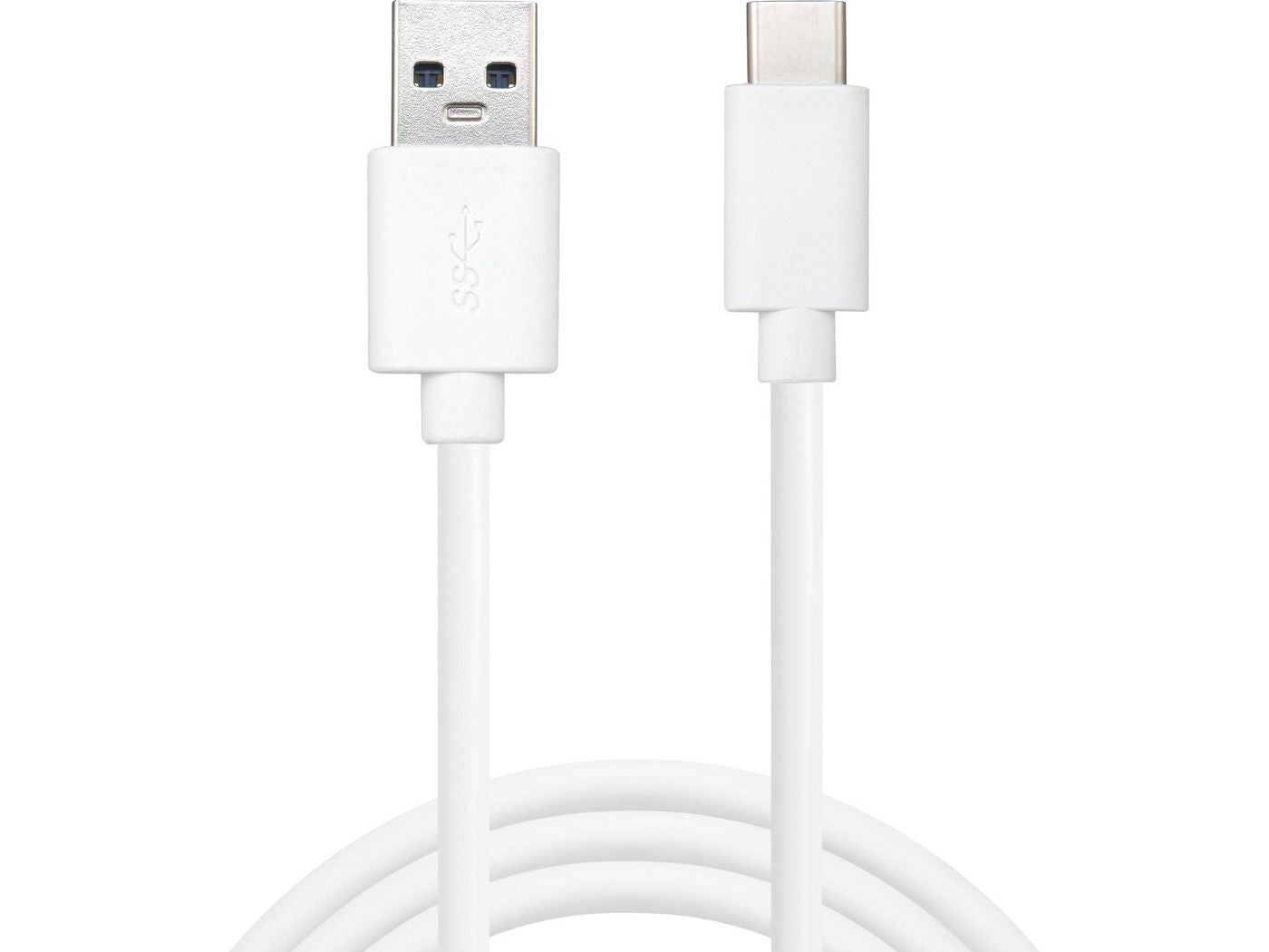 Sandberg 336-15 USB-C to USB-A 2.0 Cable 1m White – Plug & Play