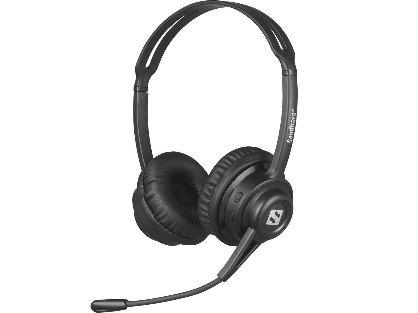 Sandberg 126-44 Wireless Headset ANC+ENC, Bluetooth 5.3, 20h Battery, Black