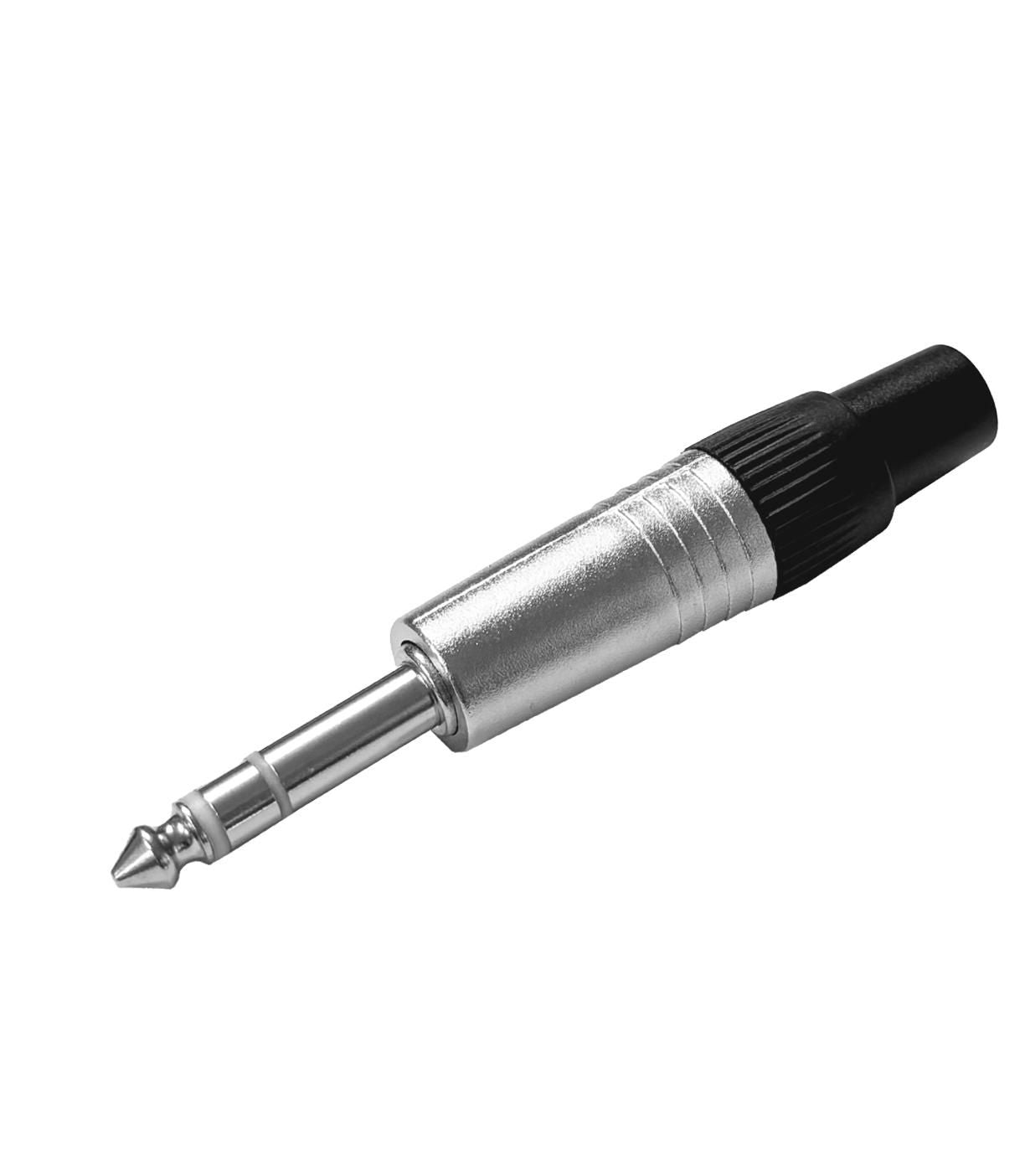 Vivolink PROJACK6.3S Audio Cable – 6.35mm Male to Male, Black, Nickel Plated, Copper Core