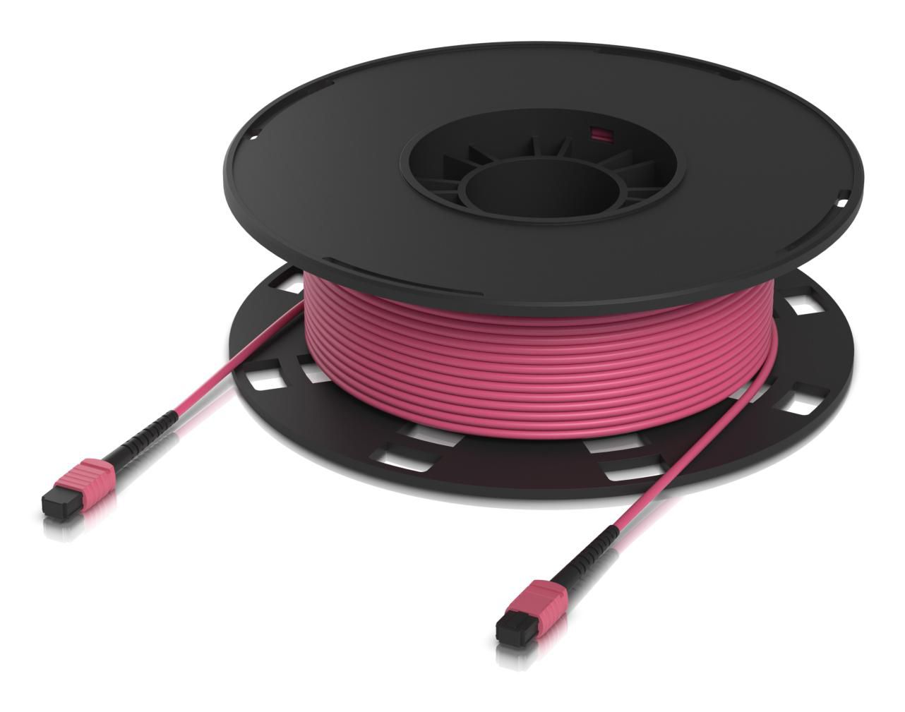 Ubiquiti UACC-OFC-MA-MPMP-60M OM4 MPO-12 UPC Fibre Optic Cable 60m Rose