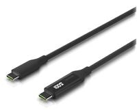 Ubiquiti UACC-CABLE-USB-100W-0.3M-BK USB-C Cable 100W 0.3m Braided Black/Grey