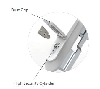 Lanview LVR-KEY-WK2 Key – Secure All-Metal Rack Accessory, Anti-Vandal