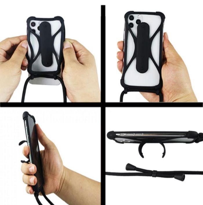 ProXtend PX-LAN-FS Universal Lanyard with Foldable Stand – Mobile Phone Accessory