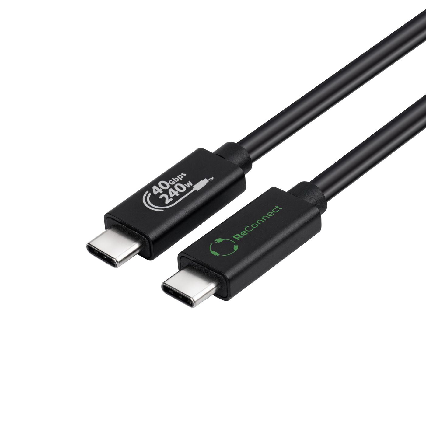 MicroConnect ECO-USB4CC05 USB4 Gen 3x2 Cable 0.5m 100W 40Gbps