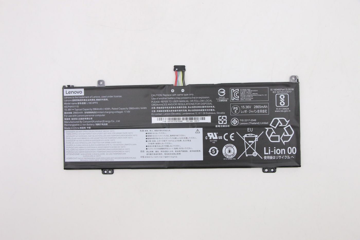 Lenovo 5B10W67334 Battery – 15.36V 45Wh 4-Cell Li-ion Black