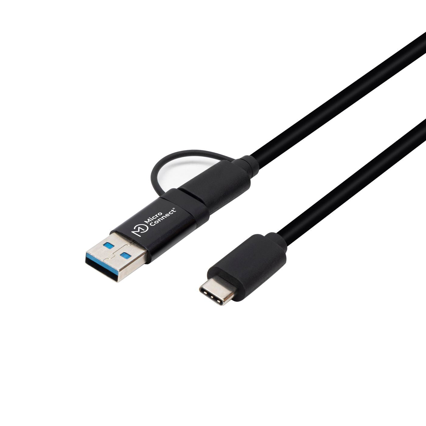 MicroConnect USB3.1CCA1 USB Cable USB 3.2 Gen 1 1m USB-C Black