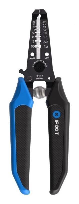 iFixit IF145-547-1 Mandible Wire Strippers – Precision Tool 0.25–2.6mm 30–10 AWG, Ergonomic Grip