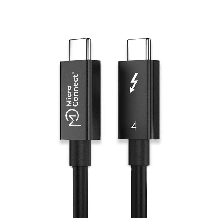 MicroConnect TB4030 Thunderbolt 4 Cable – 3m 40Gbps 240W 8K60Hz Black