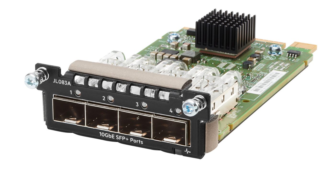 Hewlett Packard Enterprise JL083A-RFB Aruba 3810M 4SFP+ Network Switch Module 10G