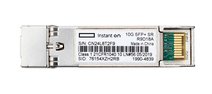 Hewlett Packard Enterprise R9D18A 10G SFP+ LC SR 300m MMF Network Transceiver
