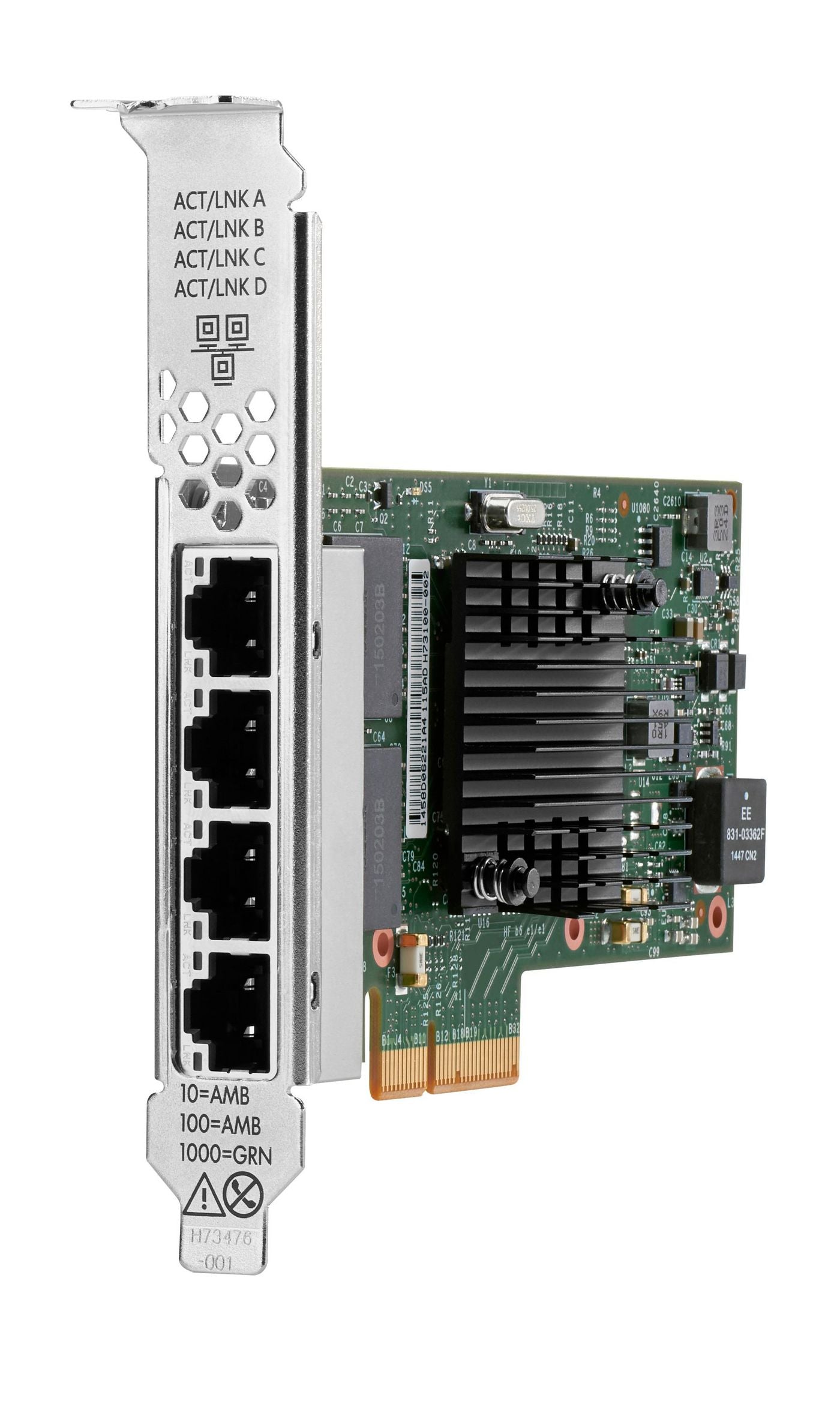 Hewlett Packard Enterprise P51178-B21 Networking Card – 1Gb 4-Port PCIe Ethernet Adapter