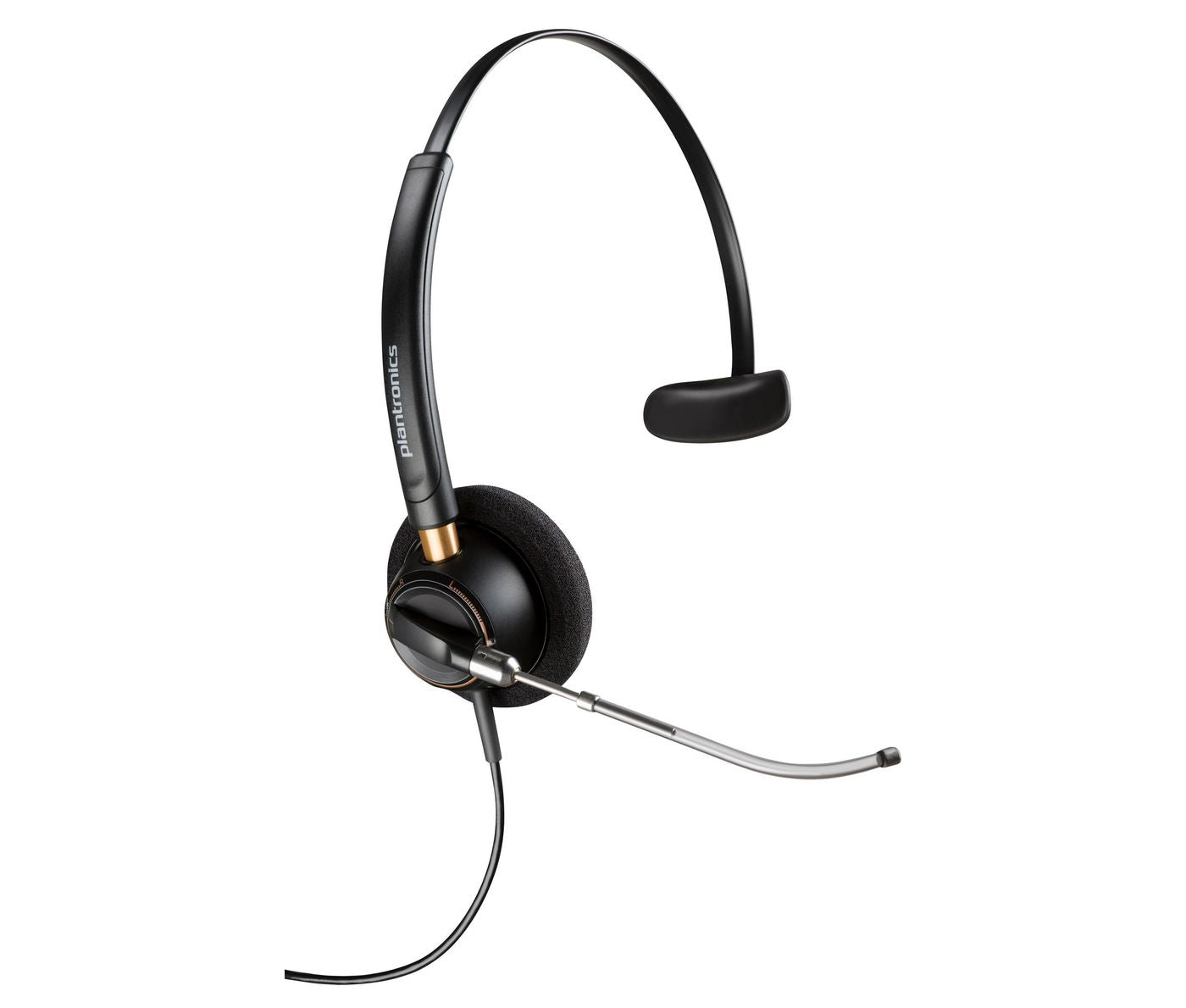 Poly 89435-02 EncorePro 510V Monaural Headset – VoiceTube, Wired, Black