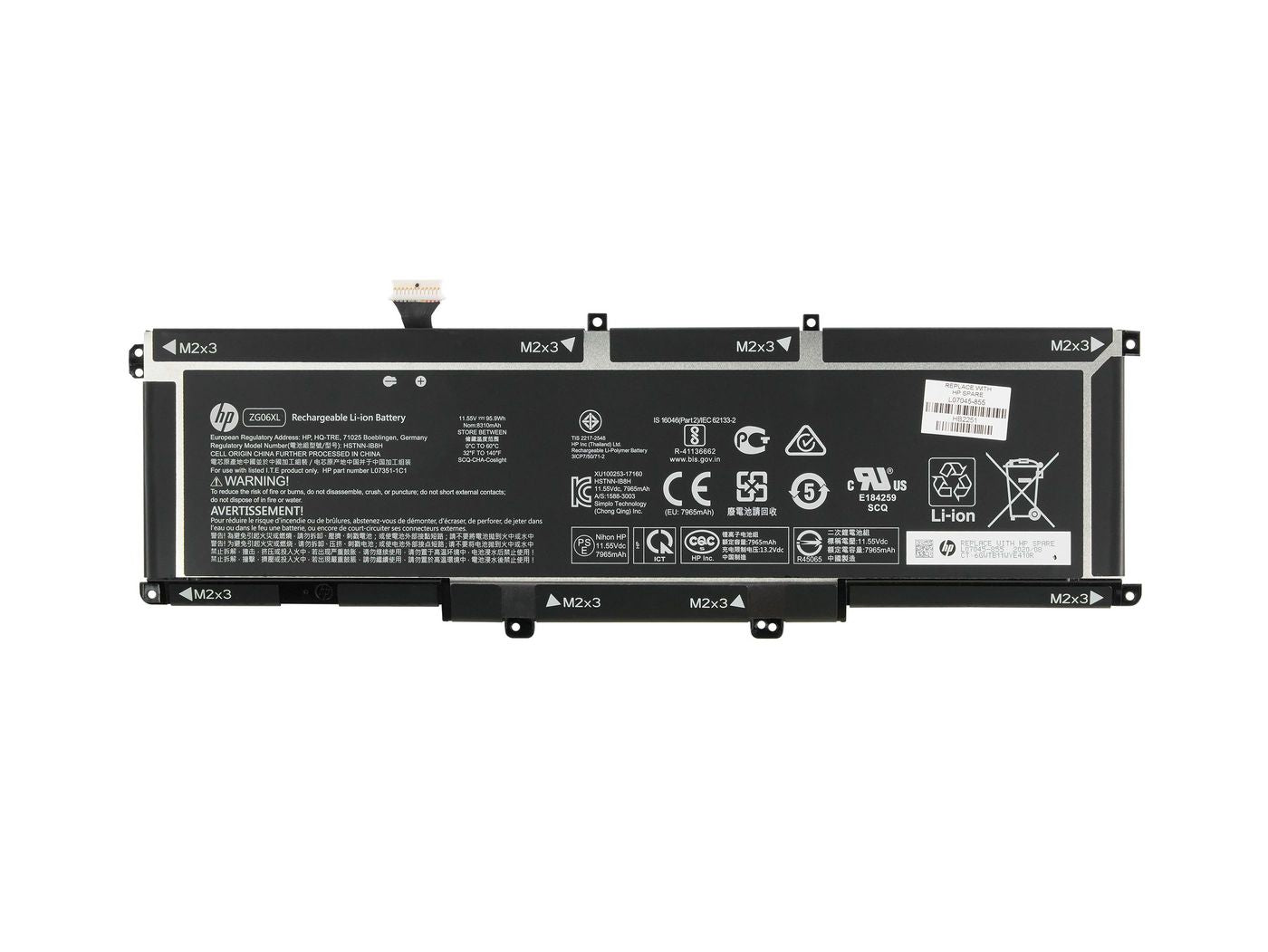 HP L07045-855 Battery – Rechargeable Li-ion, High Performance, Reliable Power