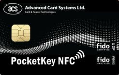 ACS AFD02 PocketKey NFC Card – Dual Interface FIDO2 U2F Security Key