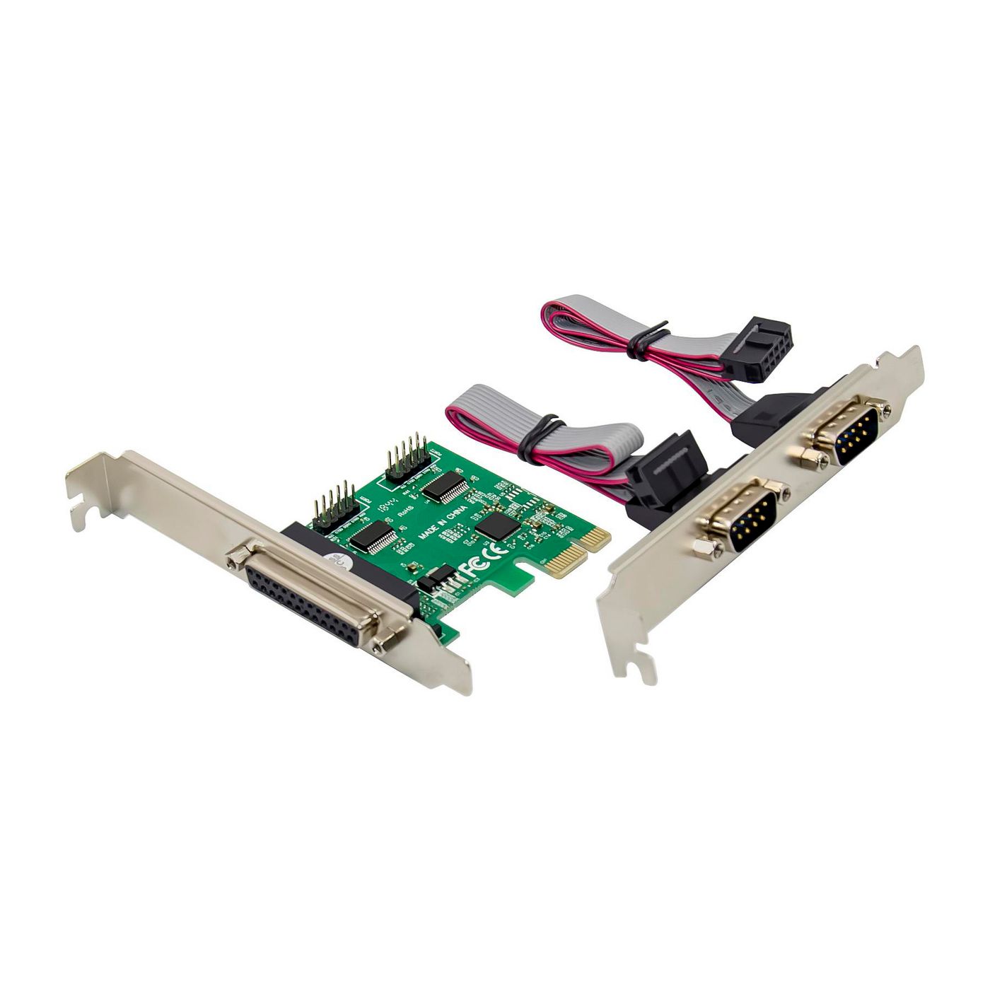 MicroConnect MC-PCIE-MCS1P2S Interface Card PCIe Adapter Expansion