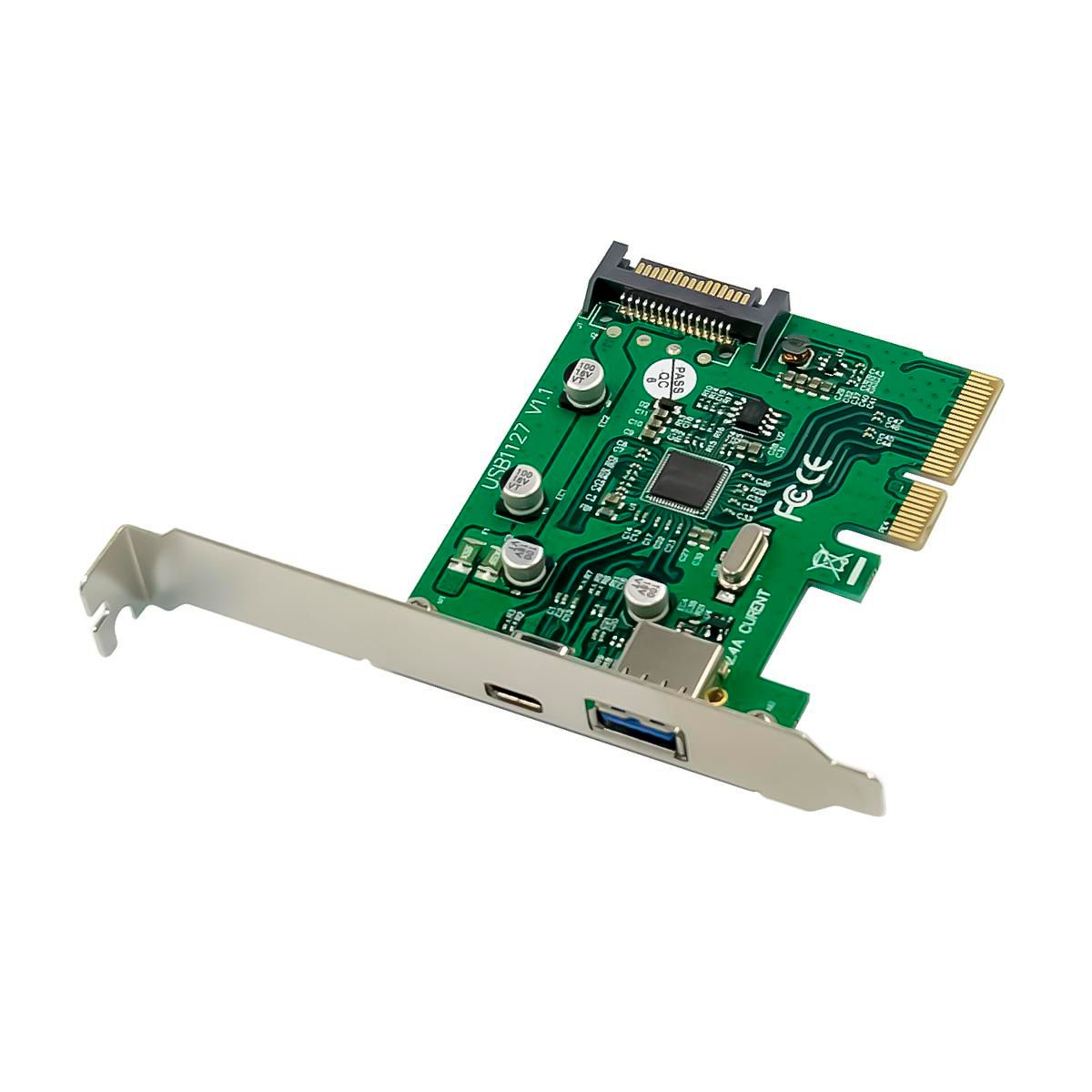 MicroConnect MC-PCIE-ASM1142-CA Interface Card PCIe Adapter High-Speed