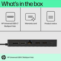 HP 50H55AA Universal USB-C Multiport Hub – 7-Port Docking Station with HDMI 2.0