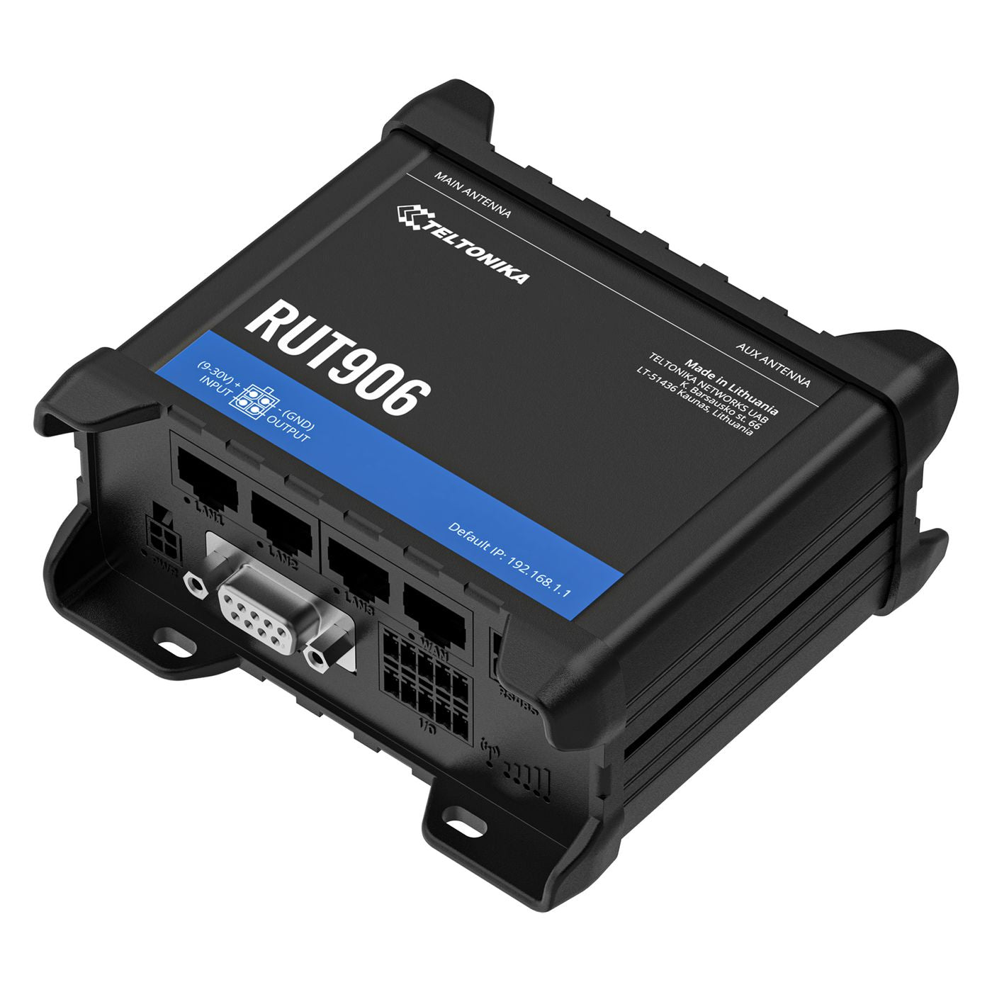 Teltonika Networks RUT906000000 Cellular Router – 4G CAT4 WiFi EU PSU