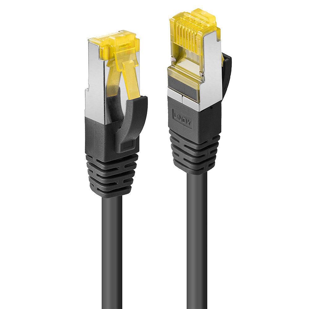 Lindy 47310 3m Cat7 S/FTP LSZH RJ45 Network Cable – Black, 600MHz