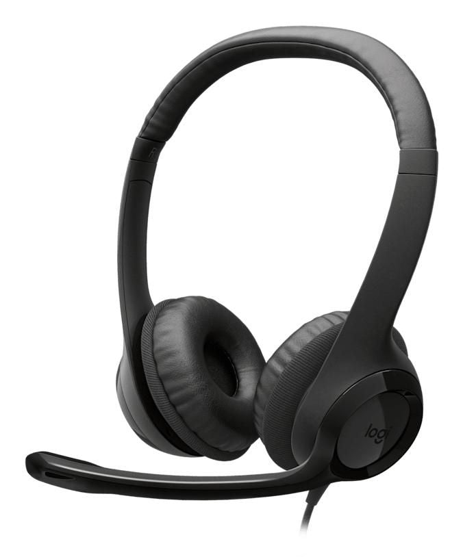 Logitech 981-000310 USB H390 Headset – Head-band Microphone