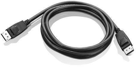 Lenovo DisplayPort to DisplayPort Cable 1.8m – 4K, 21.6Gbps, Black