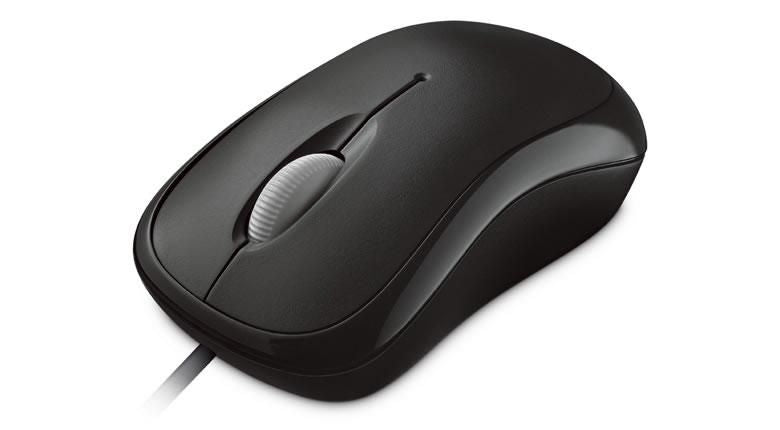 Microsoft 4YH-00007 Optical Mouse – USB Black Ambidextrous 800DPI