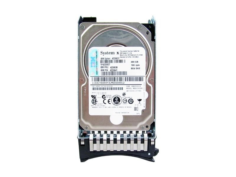 IBM 42D0637-RFB 300GB 2.5" SAS 10K RPM Refurbished Hard Drive
