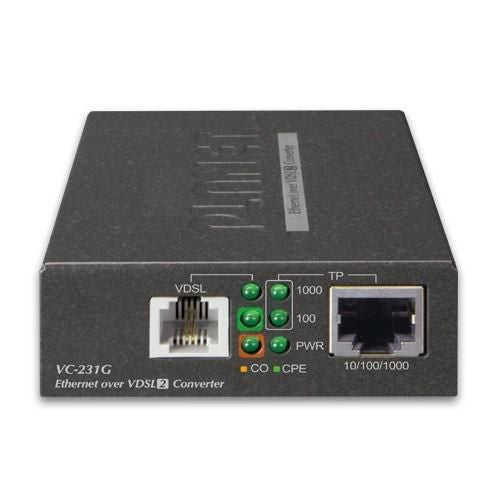 Planet VC-231G Network Bridge – 1-Port Gigabit Ethernet to VDSL2 Converter
