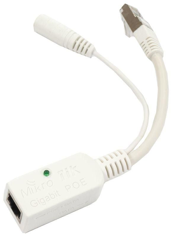 MikroTik RBGPOE PoE Adapter – Gigabit Ethernet 9-48V DC White
