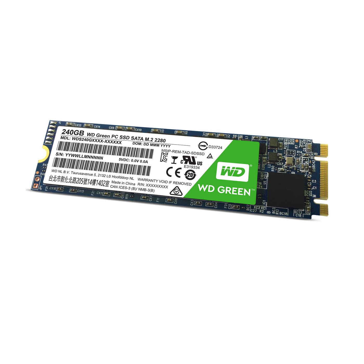 Western Digital WDS240G1G0B 240GB M.2 SATA Internal SSD – 540MB/s Read, 465MB/s Write