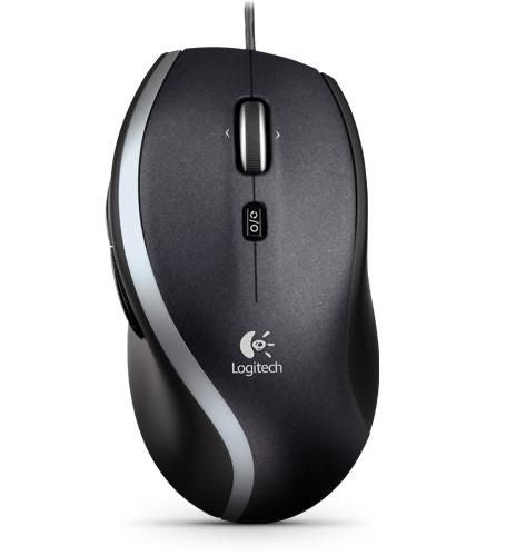Logitech 910-001203 Wireless Mouse – Ergonomic, Optical, CE Certified
