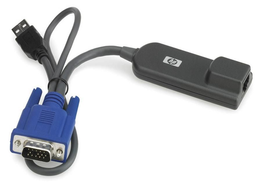 Hewlett Packard Enterprise 396633-001-RFB USB Adapter – USB to RJ45, Black