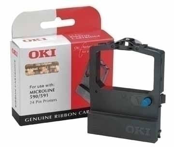 OKI 9002303 Black Nylon Printer Ribbon – 3 Million Character Yield