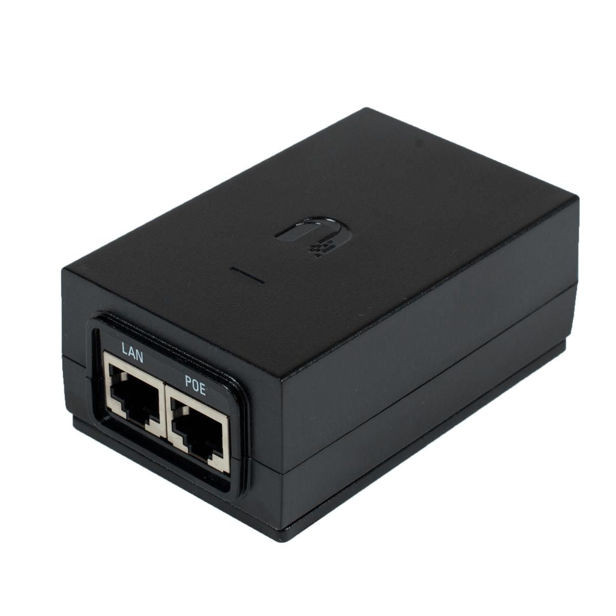 Ubiquiti POE-48-24W PoE Adapter – 48V 24W Black Surge Protection