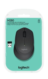 Logitech 910-004287 Wireless Mouse M280 – Black, 18-Month Battery, RF