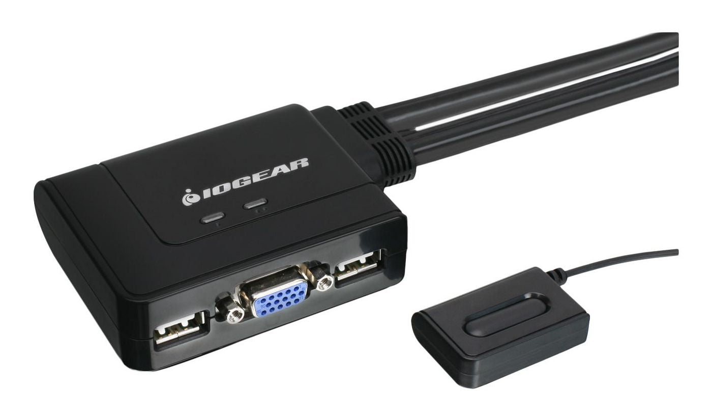 IOGEAR GCS22U 2-Port USB KVM Switch – VGA, Wired, 2048x1536 Max Resolution